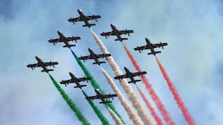 Frecce Tricolori Flyover  Los Angeles  North American Tour 2024 [upl. by Anemolif]