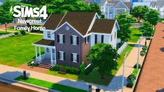 Sims 4 Multigenerational Family Home Build  Newcrest Legacy [upl. by Eecak]