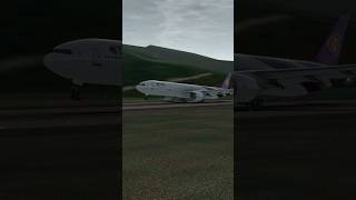 landing in ketchikan alaska 777 boeing aircraft aviation flight pilot travel rfs [upl. by Gilges]