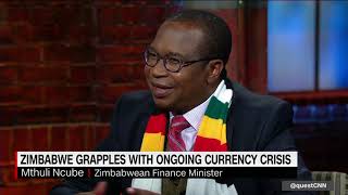 Zimbabwes finance minister reflects on currency crisis [upl. by Esyahc]