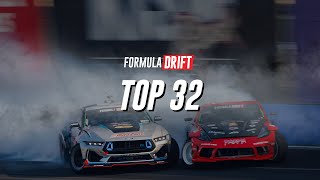 Formula DRIFT Irwindale 2024  PRO Round 8  Rockstar Energy Top 32 [upl. by Kimmi]