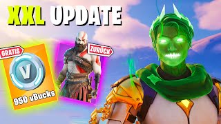 GRATIS VBUCKS amp VIELES mehr im XXL Fortnite Update [upl. by Oguh]