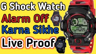 How to Off Alarm in G Shock Watchhow to Off Alarm in Sport watchHow to Off Alarm in Mm 58 watch [upl. by Nairdad656]