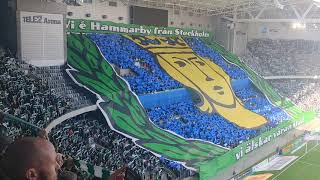 Hammarby tifo vs Djurgården 28042019 [upl. by Ainosal980]