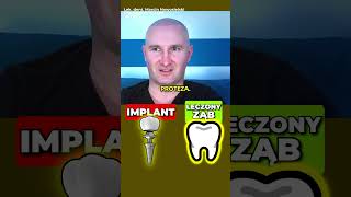 🔩IMPLANT vs 🦷ZĄB Po Leczeniu Kanałowym [upl. by Dwight107]