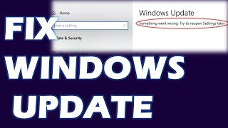 SOLUTION Windows Update quotSomething went wrongquot Error in Windows 11 [upl. by Plath]