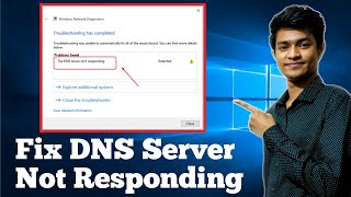 How to fix dns server not responding on windows 11107  Wifi or Wired Connection  2024 [upl. by Procora]