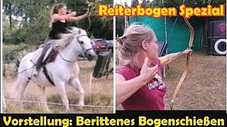 Berittenes Bogenschießen in Dahlem Horseback Archery in Germany Thomas Brugger Bogensport Extrem [upl. by Oiled]