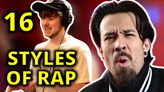 QUADECA 16 STYLES OF RAP REACTION [upl. by Aihsena]