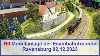 Modulanlage der Eisenbahnfreunde Ravensburg modellbahn h0 märklin ravensburg [upl. by Argent]