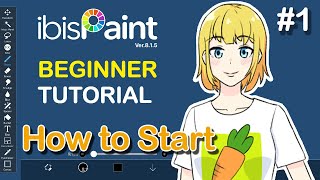 Ibis Paint X Tutorial for Beginners  How to Get Started and Use [upl. by Eylatan]