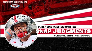 Kyle McCord Snap Judgments as Ohio State QB enters transfer portal ahead of Buckeyes bowl game [upl. by Jeroma]