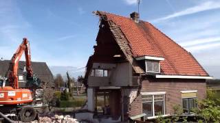 Slopen woning Ederveen in 10 minuten [upl. by Messere747]