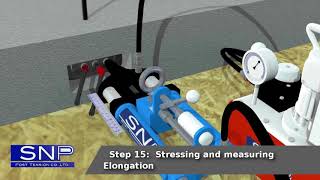 Posttensioned slab procedure [upl. by Atteiluj]