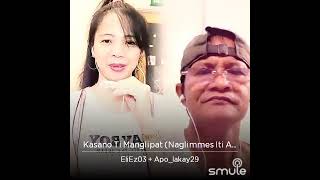 Naglimmes ti arak Ilocano song covered by Buhayofwzhel with Manong lakay [upl. by Nnep]