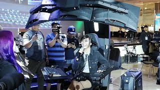 Alodia Gosiengfiao tests the Predator Thronos Gaming Chair [upl. by Dnalsor]