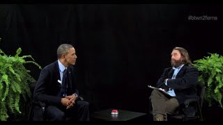 Zach Galifianakis Interviews Barack Obama  Snarky Interview [upl. by Ardeed870]