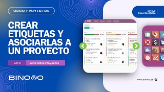 ODOO Proyectos  Tutorial 3 📌 Crear etiquetas y asociarlas a un proyecto [upl. by Enyawad892]