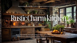 Rustic Charm Kitchen Your Guide to French Country Kitchen Makeovers [upl. by Garrot]