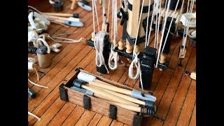 How to Make Scale Rigging Hanks for Model Ships [upl. by Hephzibah]