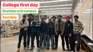 College first day  Sheridan college Fort Erie  cctt campus walk tour  enjoy with friends [upl. by Leonard]