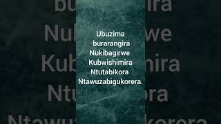 Ishime buri munsi kuko ntawuzabigukorera [upl. by Billye]