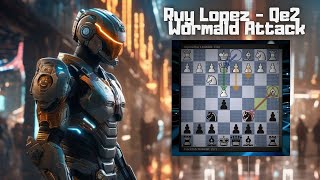 Wormald Attack Powerplay  Superultra vs Stockfish 16  Ruy Lopez Morphy Defense Wormald Attack [upl. by Patman]