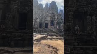 Bayon temple visit shorts travel monk nature angkorguide [upl. by Burne761]