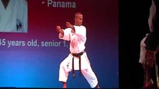 Sensei Rodrigo Espino TKIC Panama final kata en torneo Ozawa Cup [upl. by Ahsym]