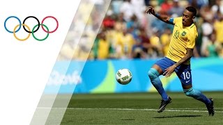 Neymar scores fastest goal in Olympic history  Rio 2016 Olympic Games [upl. by Nilyak800]