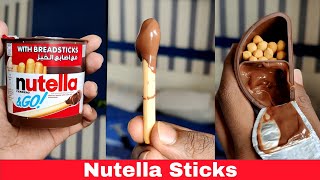 Nutella Go Breadsticks Chocolate Dip Biscuit Wafer  Nutella Chocolate Candy  shorts [upl. by Neirol988]