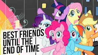 Best Friends Until the End of Time  My Little Pony FiM  Synthesia Piano Cover [upl. by Siwel]