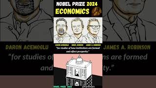 Daron Acemoglu Simon Johnson and James A Robinson  Nobel Prize Economics 2024 toptenquiz [upl. by Aekan735]