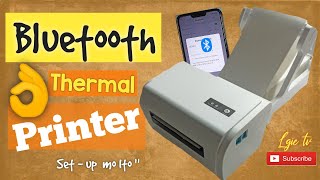 WAYBILL THERMAL PRINTER SETUP for Shopee seller guide Bluetooth for Android [upl. by Kazimir]