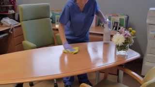 How To Clean An Office Professionally  Office Cleaning Janitorial Training Video [upl. by Rana419]