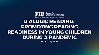 Dialogic Reading Promoting reading readiness in young children during a pandemic  Dr Katie Hart [upl. by Rakia890]