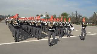 Escuela Militar Bernardo O´Higgins Penachos Rojos rumbo a Revista Preparatoria 2023 [upl. by Adnuhs585]