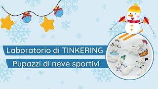 Laboratorio creativo Pupazzi di neve sportivi [upl. by Nelia695]