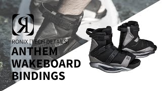 2019 Ronix Anthem Wakeboard Bindings [upl. by Peggir]