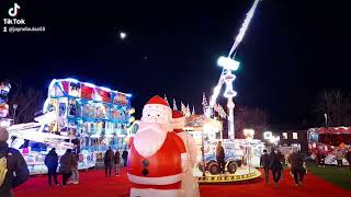 Winter wonderland stoke on trent rides christmas winterwonderland stokeontrent fair [upl. by Enelad]