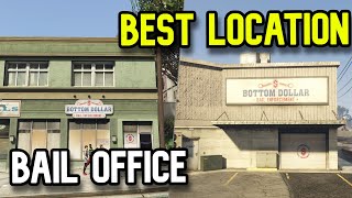 Gta 5 Best Bail Office Location  Bottom Dollar Bounties Update [upl. by Herrington]