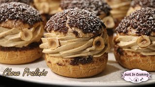 Recette de Choux Pralinés façon ParisBrest [upl. by Dorej]