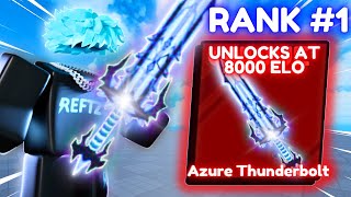 I UNLOCKED a 00005 SUPER RARE SWORD in Roblox Blade Ball [upl. by Annodahs597]