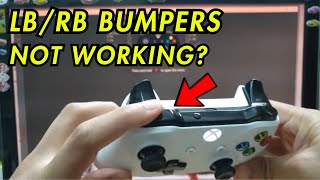 Xbox One controller bumper button fix LBRB switches not registering [upl. by Suinuj]