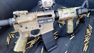 Budget Friendly AR15 DB15 Kryptek Mandrake Magpul Furniture [upl. by Arihaj]