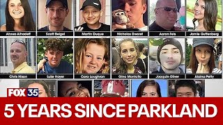 Parkland shooting 5 years since shooting at Marjory Stoneman Douglas High School that killed 17 [upl. by Merv]