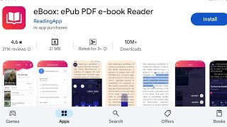 How To Install Eboox Epub PDf eBook Reader Apps  How To Download Eboox Epub PDf eBook Reader Apps [upl. by Kalman524]