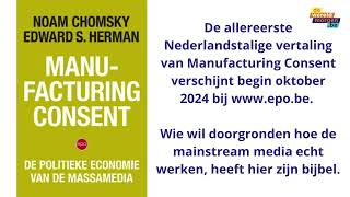 Oktober 2024 Manufacturing Consent van Noam Chomsky en Edward Herman eindelijk in het NL vertaald [upl. by Aderf]