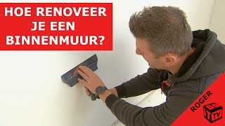 Hoe bereid je een beschadigde muur voor om te schilderen  Roger [upl. by Farlay]