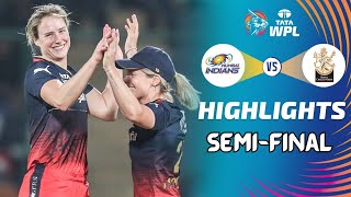 SEMIFINAL Women IPL Highlights 2024  RCB VS MI WPL 2024 Highlights cricket [upl. by Colon619]